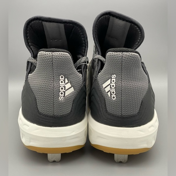Adidas Boost Icon Baseball Cleats Metal Gray White CG5159 Men’s Size 11 NEW - Picture 5 of 10